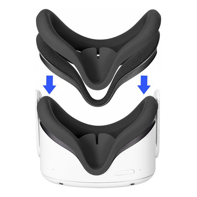 Almohadilla De Silicona Cubierta Facial Para Oculus Quest 2