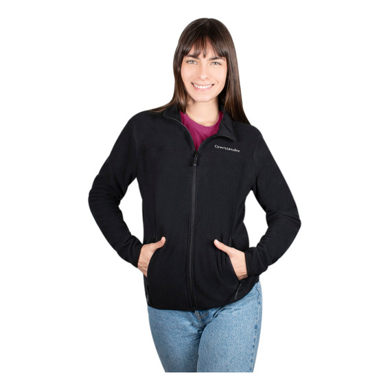 Sudadera Mujer Greenlander Fce7597 Fleece Cierre Alto