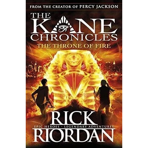 The Kane Chronicles 2 The Throne Of Fire, De Rick Riordan. Editorial Puffin, Tapa Blanda En Inglés, 2012