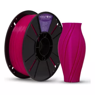 Voolt3d Filamento Pla 1.75mm Premium 1kg Cor Rosa/púrpura