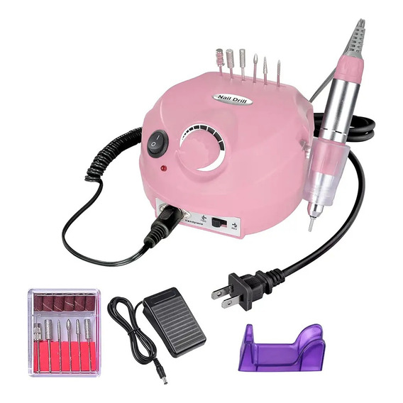 Kit Pulidor De Uñas Eléctrico Profesional Manicure 