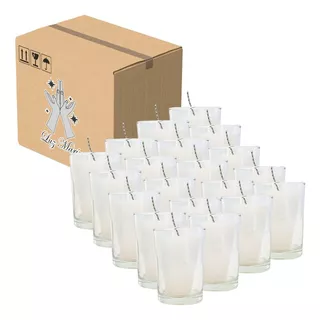 Caja Veladora Vaso Cafetero Con 20 Piezas