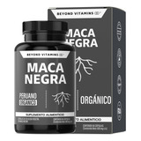 Maca Negra 1000 Mg Por Cápsula Peruana Orgánica Sin Azúcar Suplemento Alimenticio Vegano Testo 60 Cápsulas Beyond Vitamins