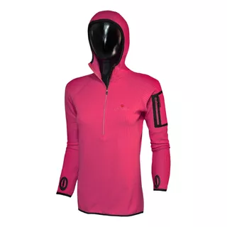 Buzo Micropolar Hoddie Climbing Para Mujer Rotpunkt Escalada