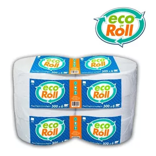 Papel Higienico Jumbo 500m 6 Rollos Ecologico