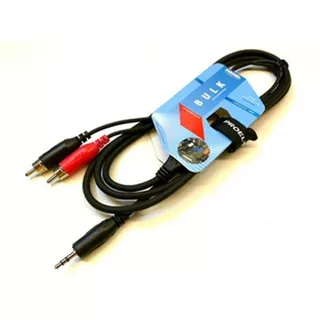 Cable Auxiliar Rca Proel Bulk540lu18 Plug St 3.5mm A 2 Rca