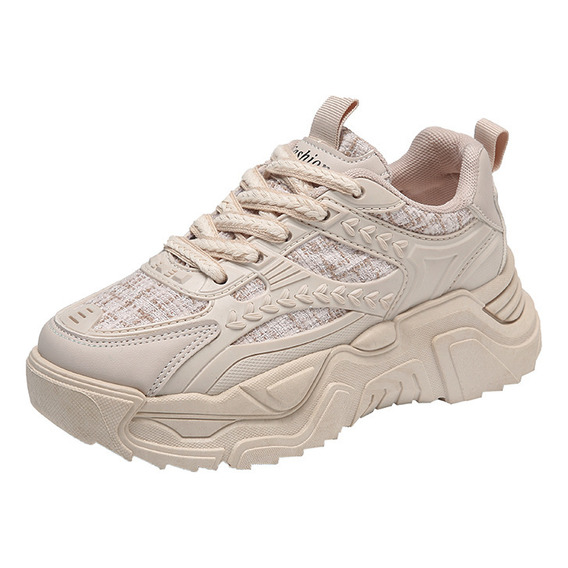 Women's Fashionable Thick Sole Sport Tennis Shoes.