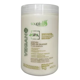 Máscara Spa Vegan Óleo De Kalahari Soupleliss 1kg