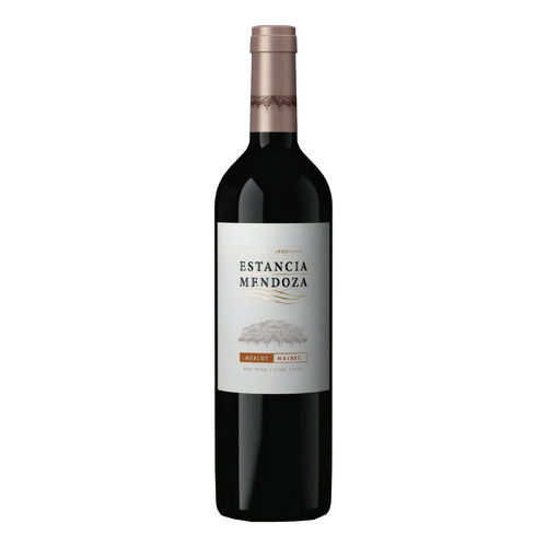 Vino Estancia Mendoza Merlot Malbec 750 Ml