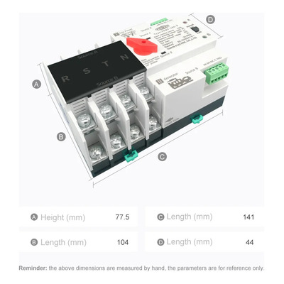 Switch Interruptor Transferencia Generador Inversor 125a Aut