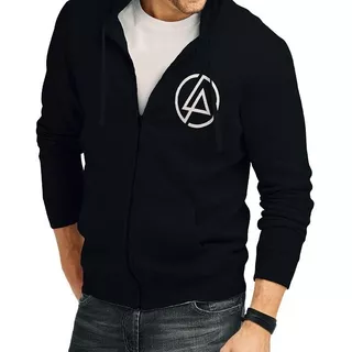 Buzo Hoddie Capota Cremallera Linkin Park Rock