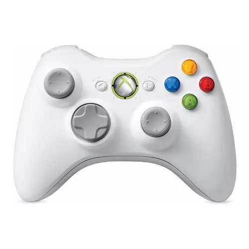 Comando Xbox 360 KINSI Kinsi Dualshock (Wireless - Branco)