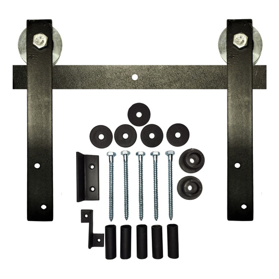 Kit Para Puerta Granero Guía De 2,00 Mts Reforzado Colgante