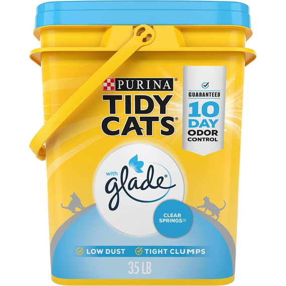 Arena Para Gatos Purina Tidy Cats Con Aroma Glade 15.87kg x 15.87kg de peso neto  y 15kg de peso por unidad