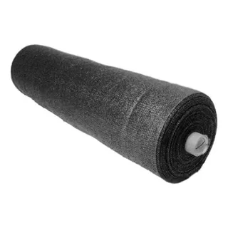 Media Sombra Negra Rollo - 50 Mts X 2,10 Ancho Con Broches