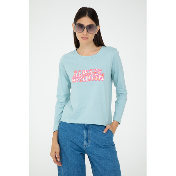 Remera Letters Mujer Portsaid