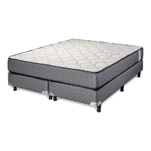 Sommier Piero Nuevo Namasté Namasté 2 1/2 plazas de 190cmx140cm  gris claro y blanco