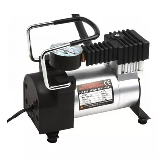 Compressor De Ar Mini Elétrico Portátil It-blue Le-975 12v Cinza/preto