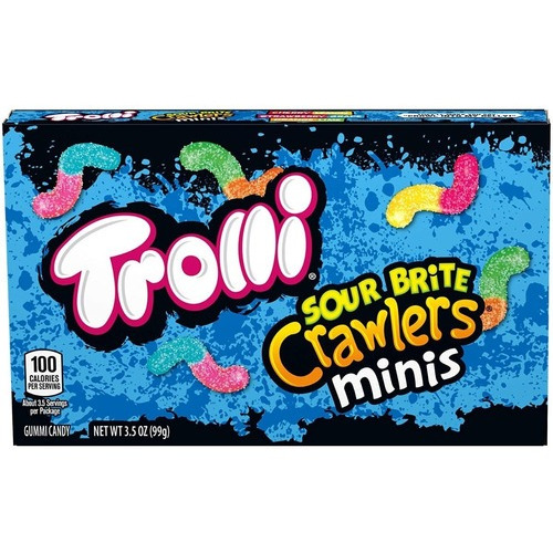 Trolli Sour Brite Crawlers Gummy Worms