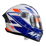 Casco Integral Mt Stinger 2 E7 Perla Brillo-allmotors-