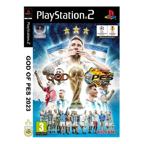 God Of Pes 2023 Campeones Del Mundo - Mundial Qatar 2022 Ps2