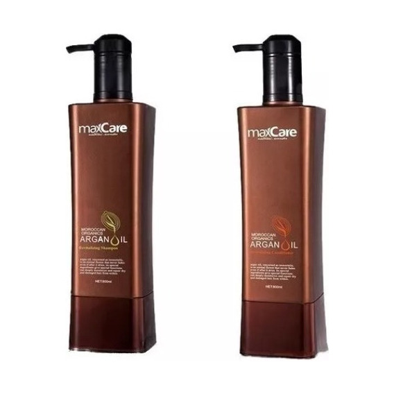 Shampoo + Acondicionador Argan Oil 800ml Maxcara