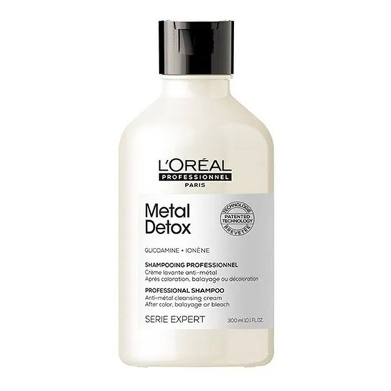 Shampoo Limpiador Anti Metal Metal Detox Loreal Pro 300 Ml