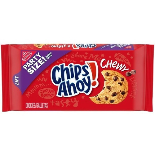 Nabisco Party Size Galletas Chips Ahoy Chewy! 737 G