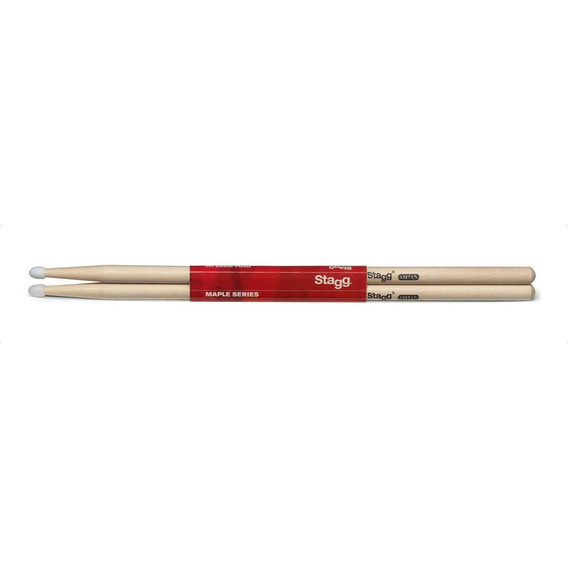 Baquetas Palillos Stagg Sm7an Bateria Maple 7a Nylon Color Natural