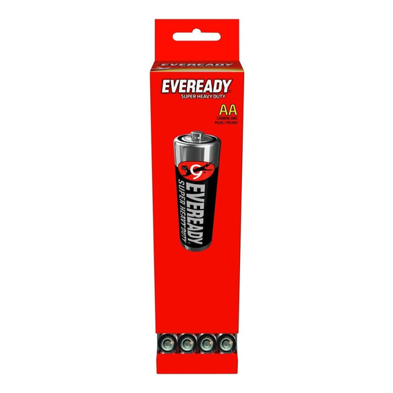 60 X Pila Carbon Zinc Tipo Aa Eveready 1215 Tubo San Martin 