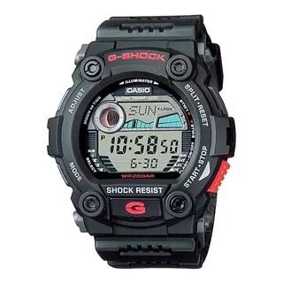 Reloj G-shock G-7900-1d Digital Con Gráfico Hombre Original Color De La Correa Negro Color Del Fondo Gris