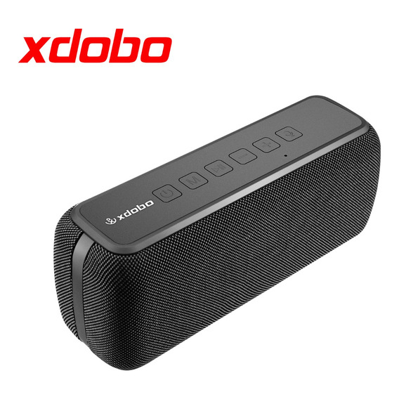 Bocina Xdobo X8 portátil con bluetooth waterproof negra 