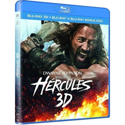 Hercules Dwayne Johnson Pelicula Blu-ray 3d + Bd + Bonus