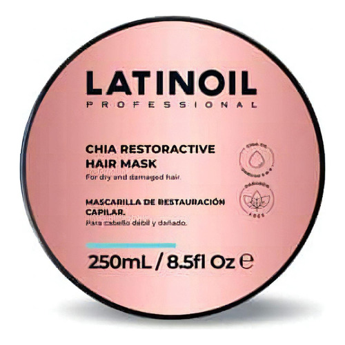 Latinoil Chia Restoractive Hair Mask 250ml - Restauración