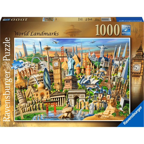 Romp 1000 Pzas Ravensburger Lugares Del Mundo