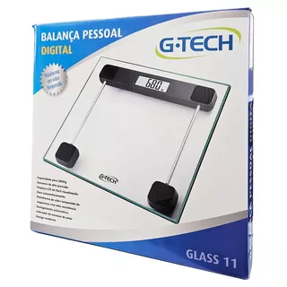 Balança Corporal Digital P/ Banheiro Glass 11 G-tech 180kg