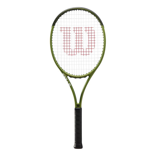 Raqueta de tenis Wilson Blade Feel 100 Grip 4 1/4 color Verde/negro Grafito con encordado tamaño de aro 100 280g