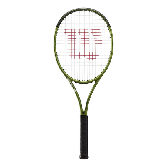 Raqueta de tenis Wilson Blade Feel 100 Grip 4 1/4 color Verde/negro Grafito con encordado tamaño de aro 100 280g