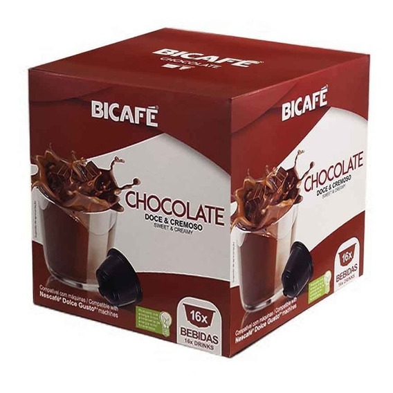 Cápsulas Bicafé Chocolate Compatible Dolce Gusto Ub