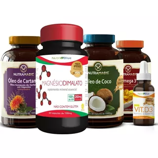 Kit Quarteto Mágico + Vitamina D3 Nutriblue