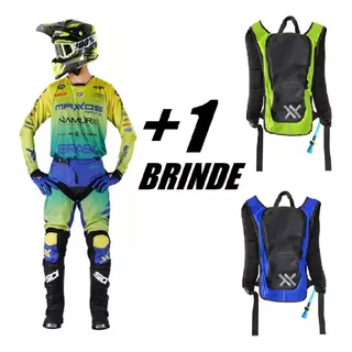 Conjunto Motocross Mattos Racing Pro Trilha Nações Enduro