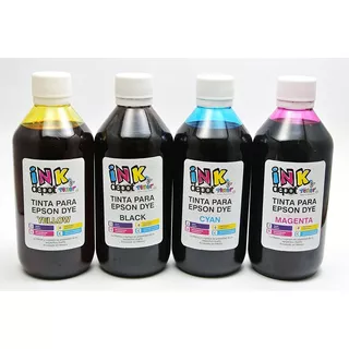 Kit De Tinta Premium Compatible Con Impresoras Eppson Tinta 4 Colores