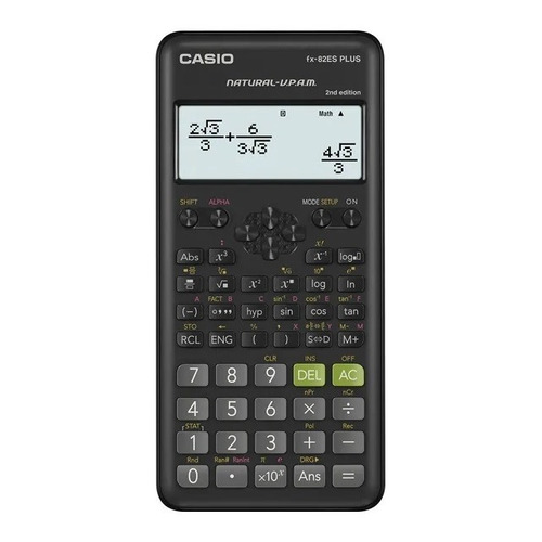 Calculadora Cientifica Casio Fx-82la Plus 2da Edición Full Color Negro