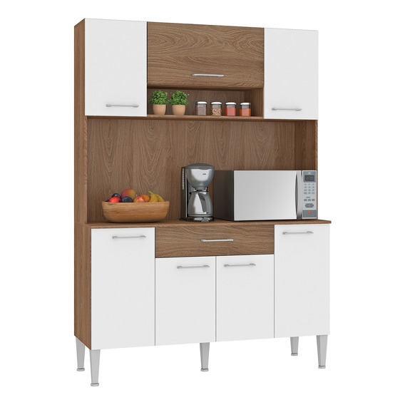 Mueble Kit De Cocina Emi 120 7 Puertas 1 Cajón Vekka