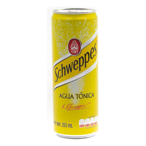 11 Pack Agua Tonica Schweppes 355 Ml
