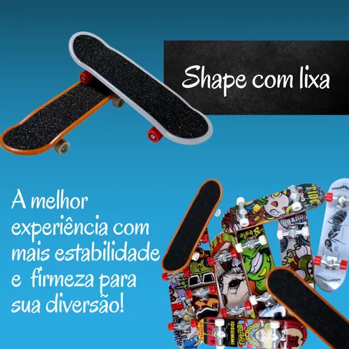 Fingerboard Skate Dedo Profissional Shape Rampa Pista + - Carrefour