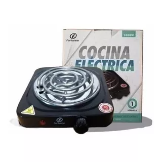 Cocina Eléctrica 1 Hornilla 1000w Fortunne Original Importad