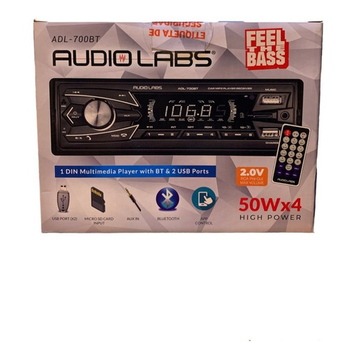Estereo Económico. Audio Labs. Adl-700bt. Bluetooth