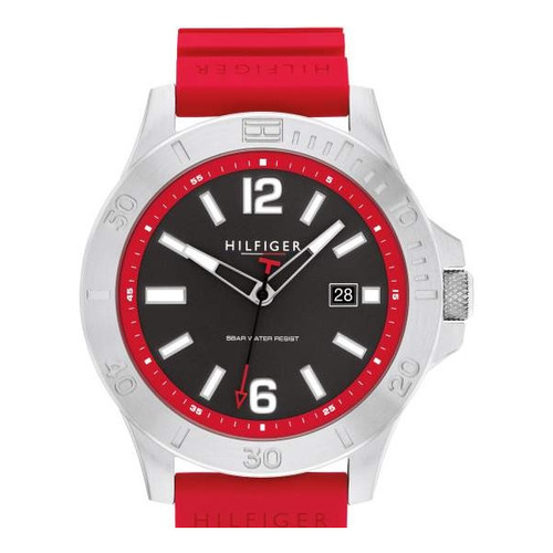 Reloj Para Hombre Tommy Hilfiger Ryan Le 1710540 Rojo