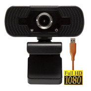 Cámara Webcam Pc Full Hd Autofoco Usb P/audio+video 1080p